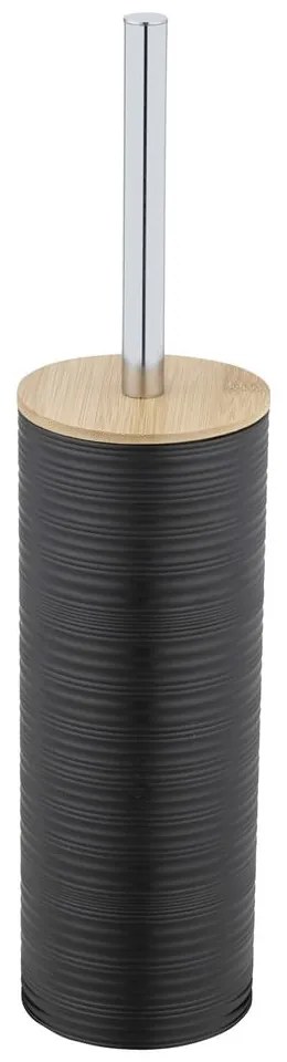 Scopino WC nero opaco in plastica Lyon – Allstar