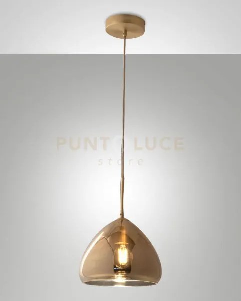 Glow sospensione ottone d.350 3667-45-118