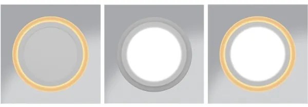 Ecolite DUO-R18W - Lampada LED da incasso DUO LED/18W/230V + LED/6W