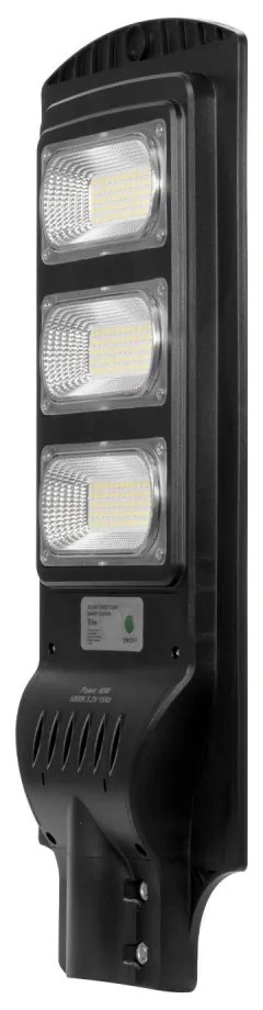 Armatura Stradale Solare 90W, 5.000k, Luce Minima + Sensore di Mov. Aut. 10h LED Lumileds Colore Bianco Freddo 5.000K