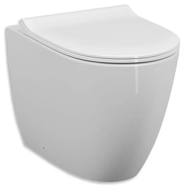 WC Vitra Sento filo muro a terra scarico rimless cod. 7985B003-0075