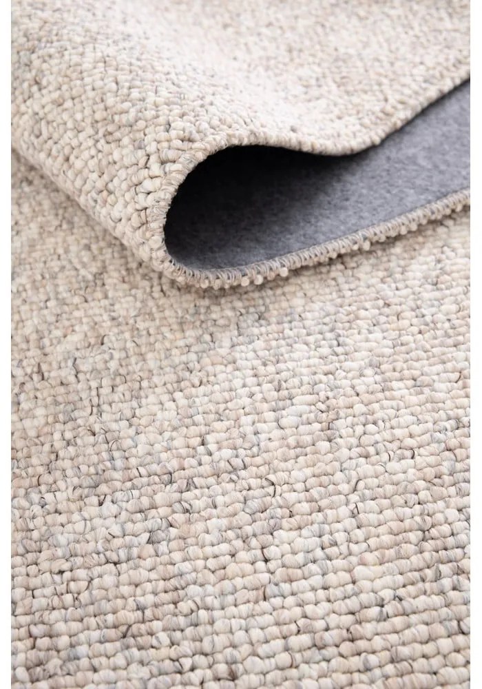 Tappeto crema 80x150 cm Petra Liso - Universal