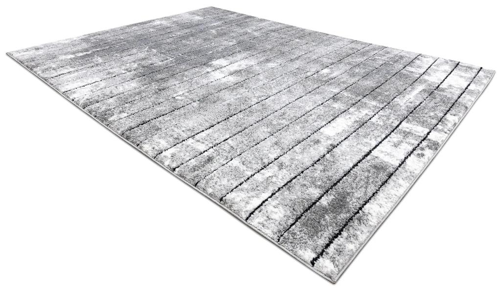 Tappeto moderno COZY 8654 Raft, Linee - Structural due livelli di pile grigio