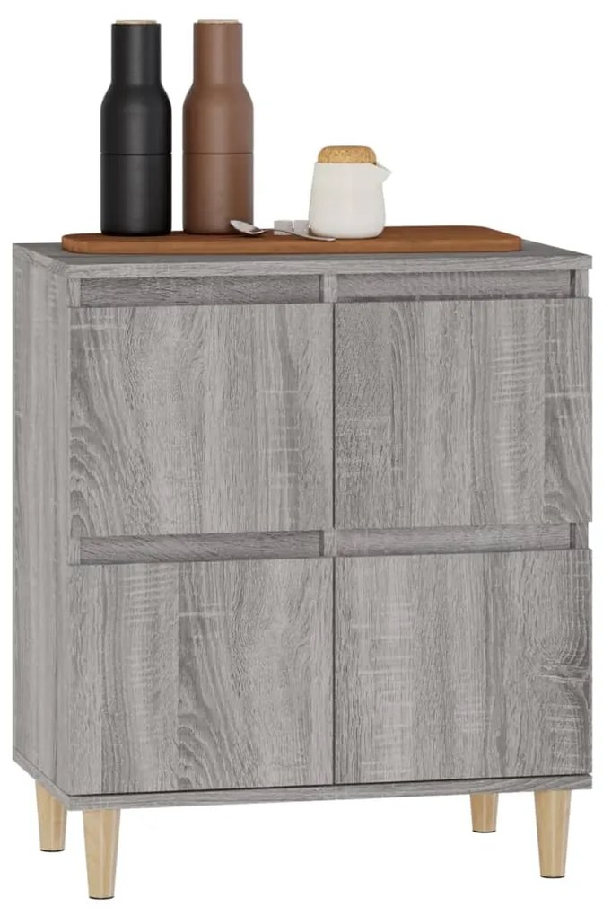 Credenza grigio sonoma 60x35x70 cm in legno multistrato