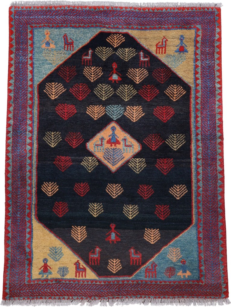 Gabbeh Tappeto persiano 230 x 170 (Iran) Annodato A Mano