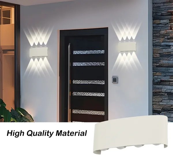 Brilagi - Applique da esterno FLAREBOX LED/8W/230V bianco IP65