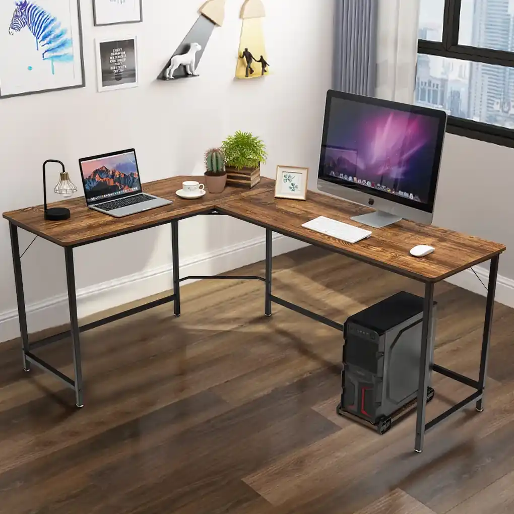 Scrivania moderna 3 cassetti tavolo da computer da ufficio lavoro bianco  lucido