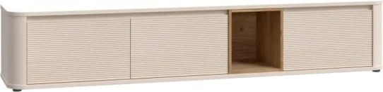 Mobile TV Sospeso 3 Ante 215x40x40 Con Vano A Giorno Lehman Sabbia