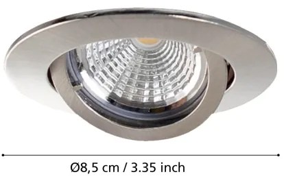 Eglo 95359 - Set di 3 faretti LED da incasso TEDO 3xGU10-LED/5W/230V