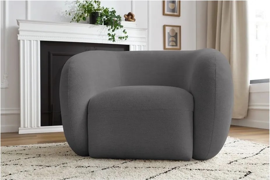 Poltrona in grigio scuro Celine – Bobochic Paris