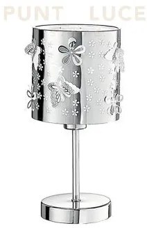 Lume butterfly cromo 1xe14 13x13x19cm i-butterfly-l