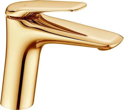 Rubinetto Miscelatore Lavabo Bagno Ottone Oro