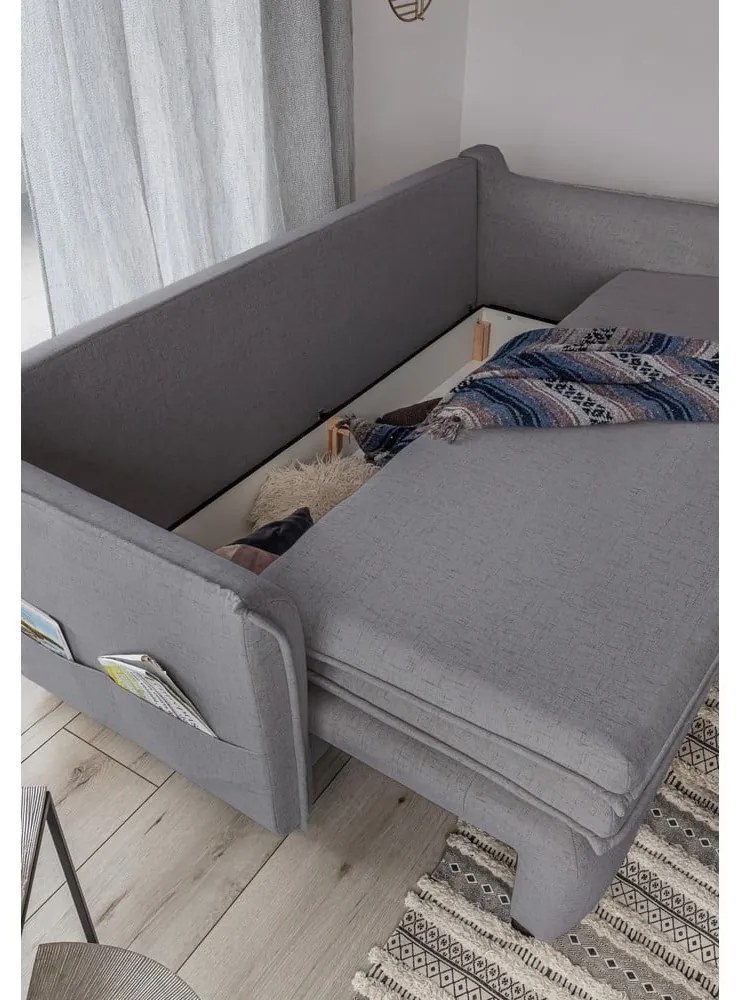 Divano letto grigio Charming Charlie - Miuform