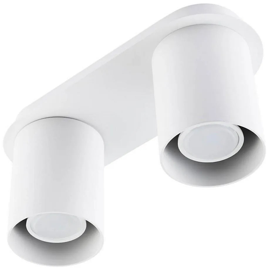 Plafoniera CREEP 2xGU10/25W/230V bianca