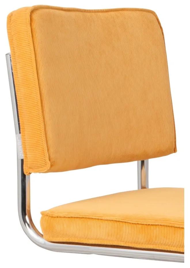 Set di 2 sedie gialle Ridge Rib - Zuiver