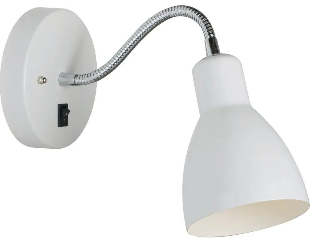 Nordlux - Faretto da parete CYCLONE 1xE14/15W/230V bianco