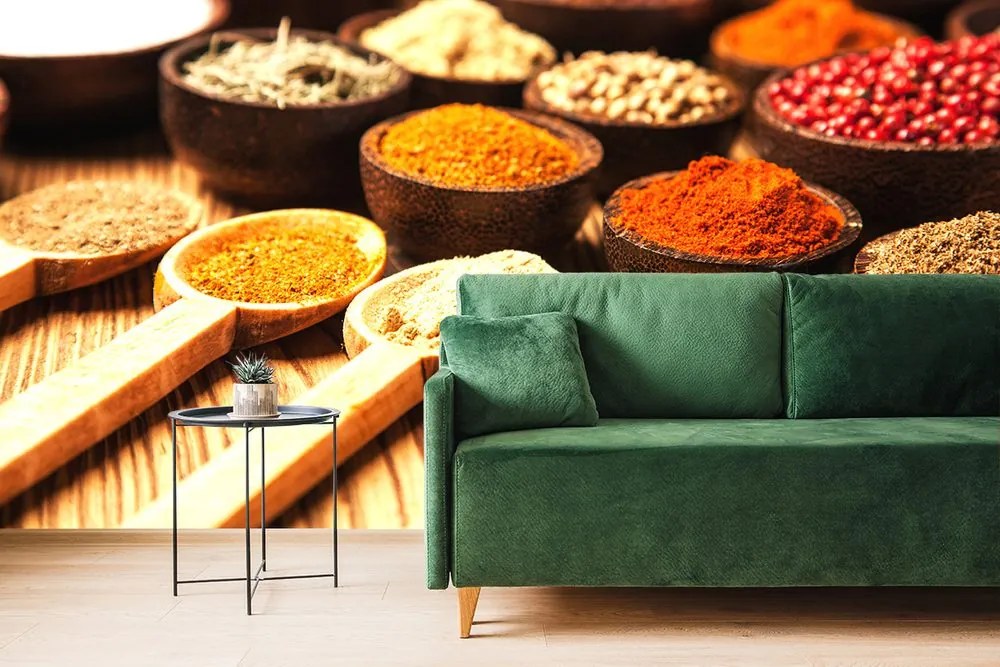 Carta da parati autoadesiva – Spezie ed erbe aromatiche