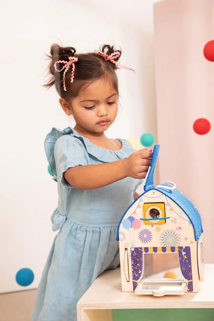 Lilliputiens - Casetta in legno delle illusioni ottiche