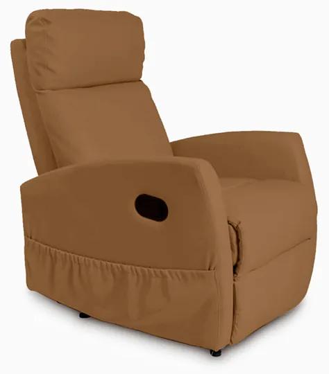 Poltrona Relax Massaggiante Cecorelax Compact Camel 6019