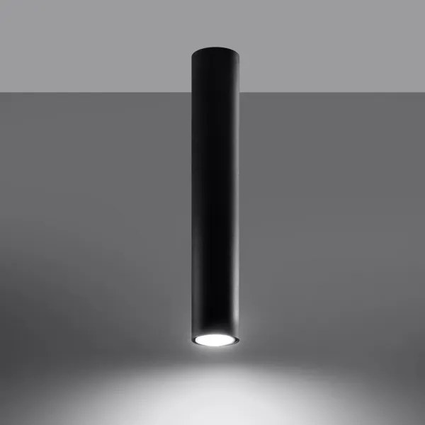 Sollux SL.1002 - Faretto LAGOS 1xGU10/10W/230V 40 cm nero