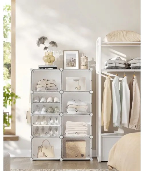 Scaffale modulare con scomparti BOXIFY bianco