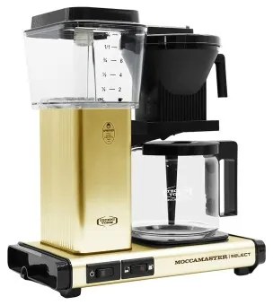 Caffettiera Americana Moccamaster KBG 741 AO Bianco Ottone 1,25 L