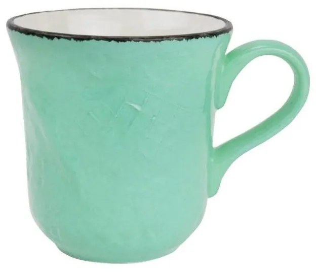 Tazza Mug 53 Cl in Ceramica - Set 4 Pz - Colore Verde Acqua Tiffany