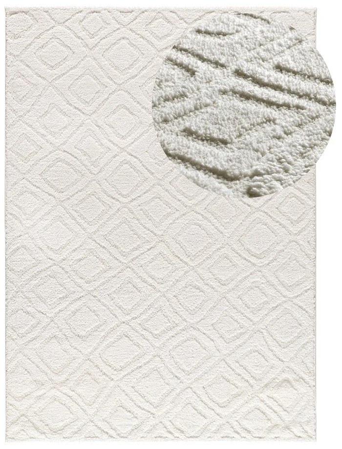 Tappeto bianco 126x190 cm Juno – Universal