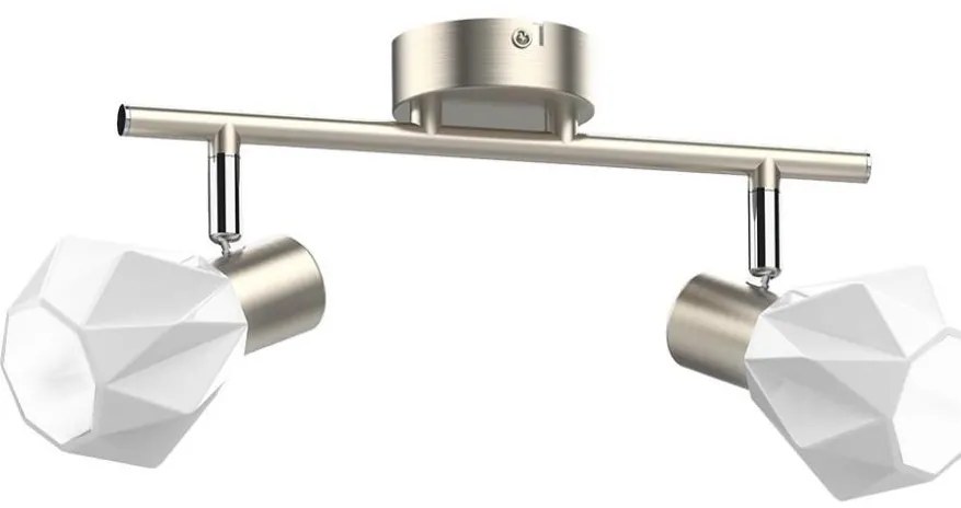 Prezent 27510 - Faretto METIS 2xE14/40W/230V cromo opaco