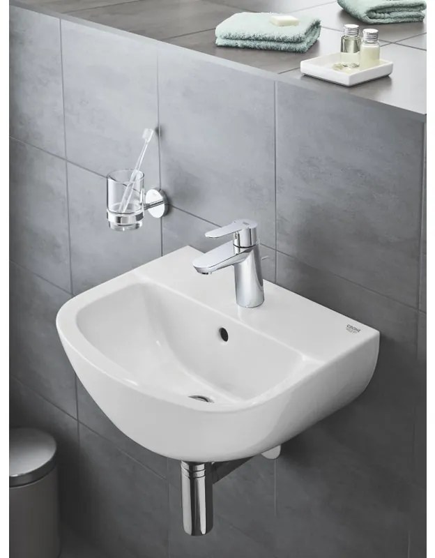 Rubinetto per lavabo a canna media Start Clova cromato lucido GROHE H 17 cm