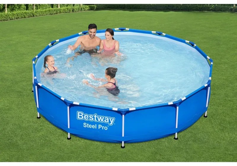 Piscina fuori terra tubolare BESTWAY Steel Frame Pro azzurro H 0.76 x ⌀ 3.66 m