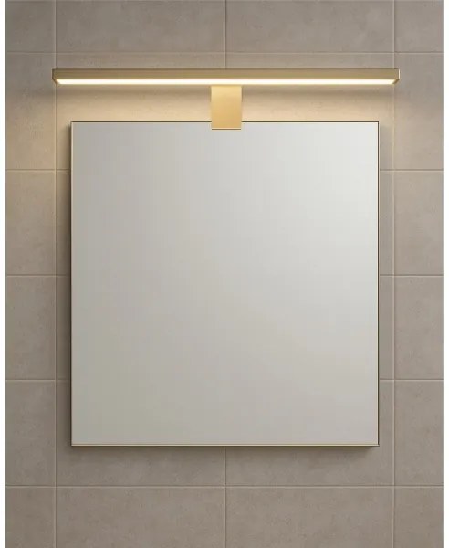 Illuminazione specchio bagno LED/8W/230V 4000K 50 cm IP44 oro opaco