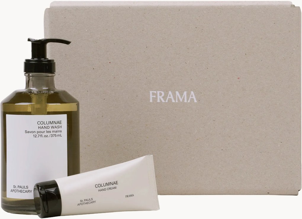 Set regalo per la cura delle mani Columnae (vetiver, pepe nero, arancia amara e tuya), 2 pz