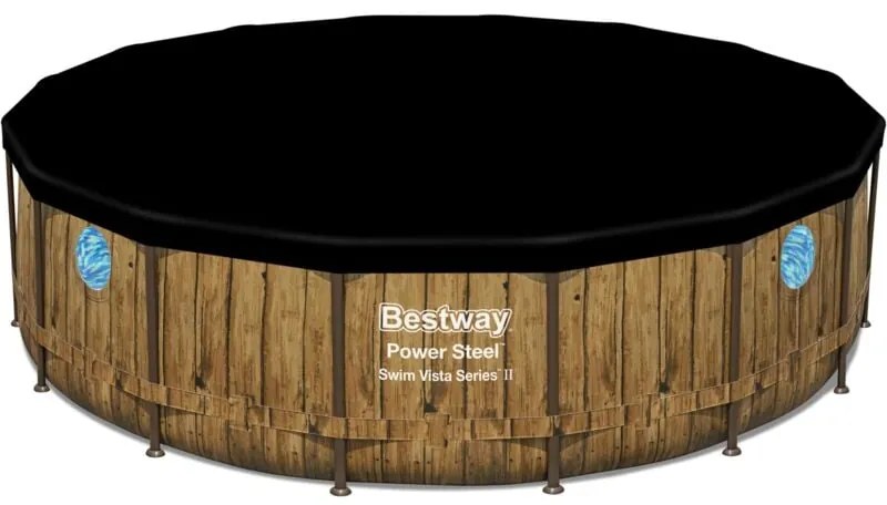 Telo copertura per piscina tonda diametro 488 cm con Struttura Bestway 58249
