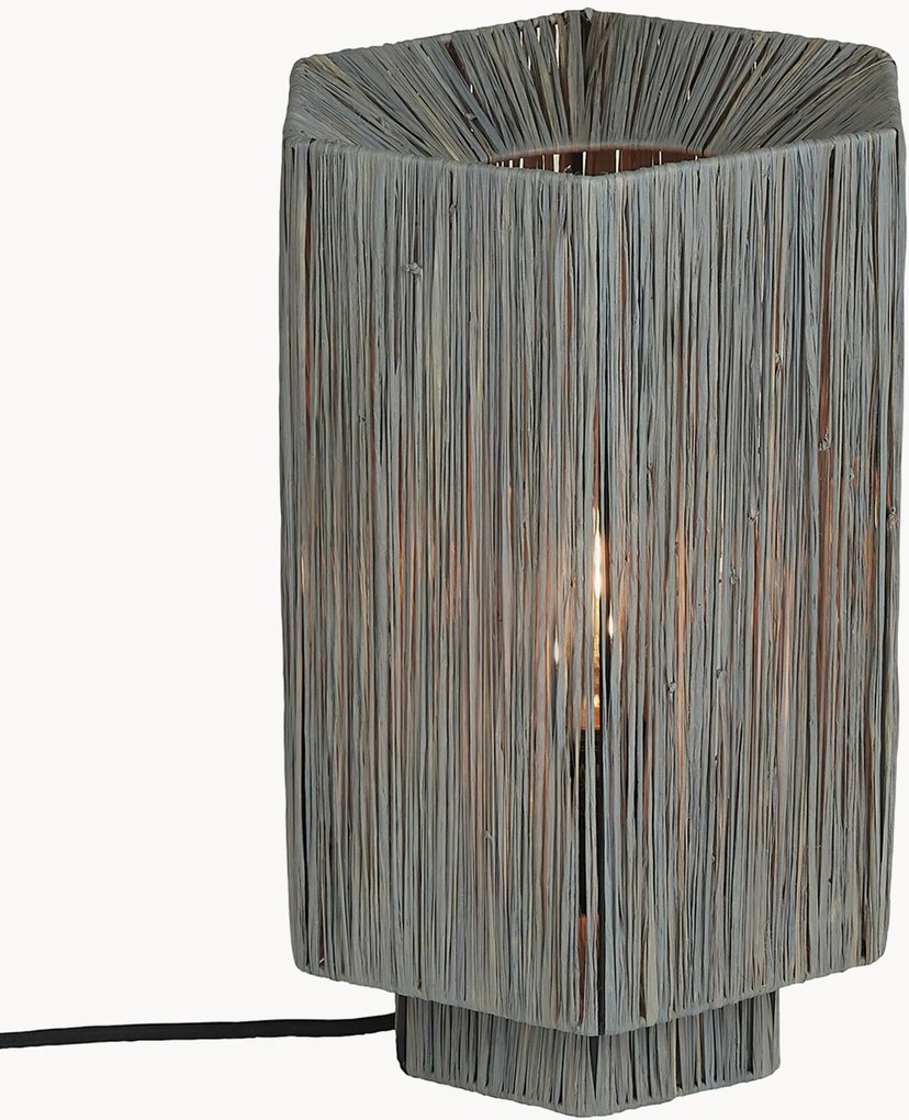 Lampada da tavolo in rafia Panama