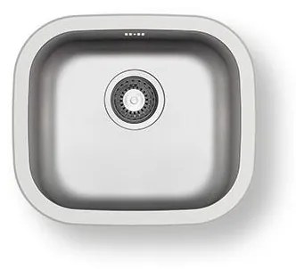 Pyramis 100080101 - Lavello da cucina KIBA SQUARE 46,5x40,5 cm