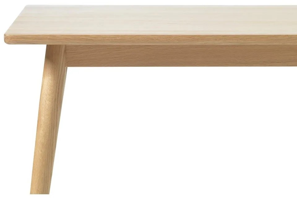 Tavolo da pranzo allungabile con piano effetto rovere colore naturale 150x90 cm Barrali - Unique Furniture