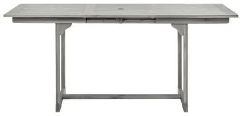 Tavolo da Pranzo per Esterni (120-170)x80x75 cm Massello Acacia