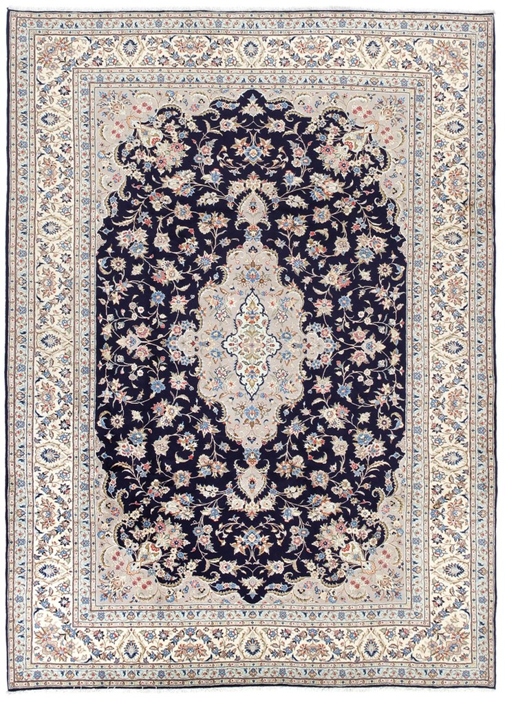 Kashan Tappeto 250 x 350 (Iran) Annodato A Mano