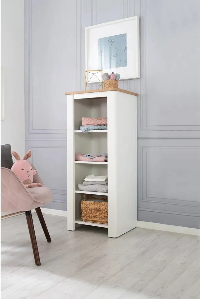 Libreria per bambini bianca 49x116 cm Ava - Roba