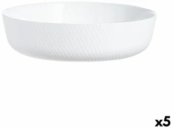 Teglia da Cucina Luminarc Smart Cuisine Bianco Vetro Ø 26 cm (5 Unità)