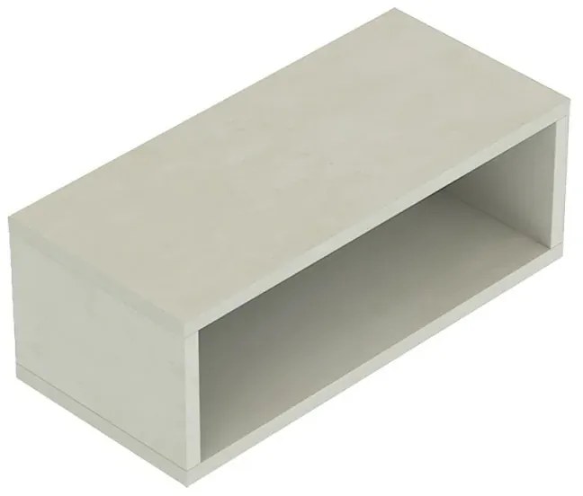 Composizione bagno sospesa aperta 110 cm Master grigio nuvola