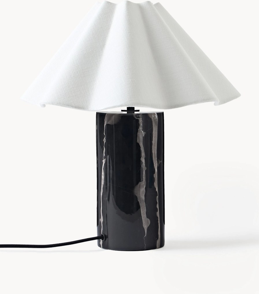 Lampada da tavolo a LED con luce regolabile e base in marmo Arya