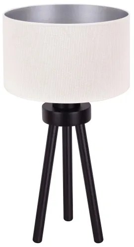 Duolla - Lampada da tavolo LYON 1xE27/15W/230V diametro 30 cm color crema
