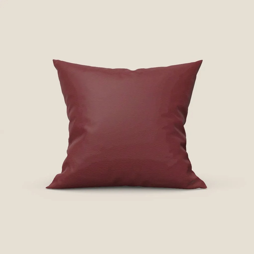 Florida cuscino disponibile in diversi colori realizzato in ecopelle resistente impermeabile T04 bordeaux