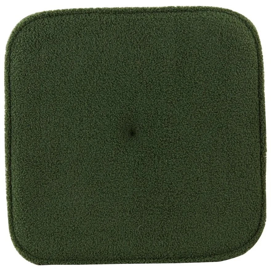 Pouf verde oliva 40x40 cm Kiki - Light &amp; Living