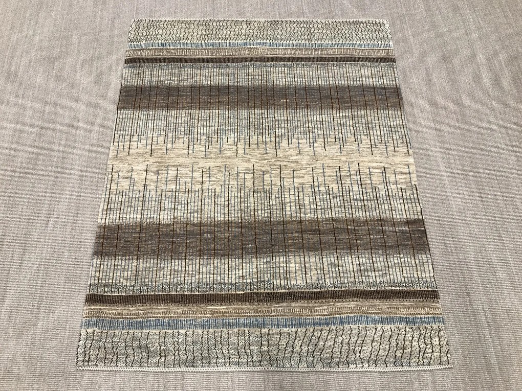 Loribaft Tappeto 190 x 150 Marrone (Iran) Annodato A Mano
