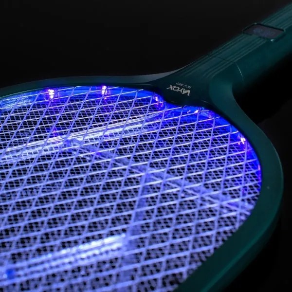 Trappola elettrica LED 2in1 con display LCD 1200 mAh/5V verde