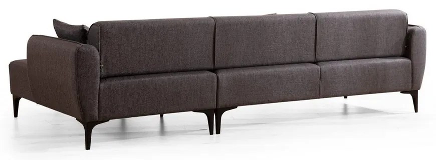 Divano angolare grigio scuro , angolo destro - Belissimo - Balcab Home