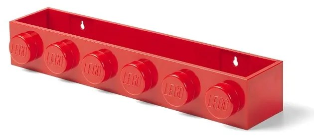 Mensola a muro rossa per bambini Sleek - LEGO®